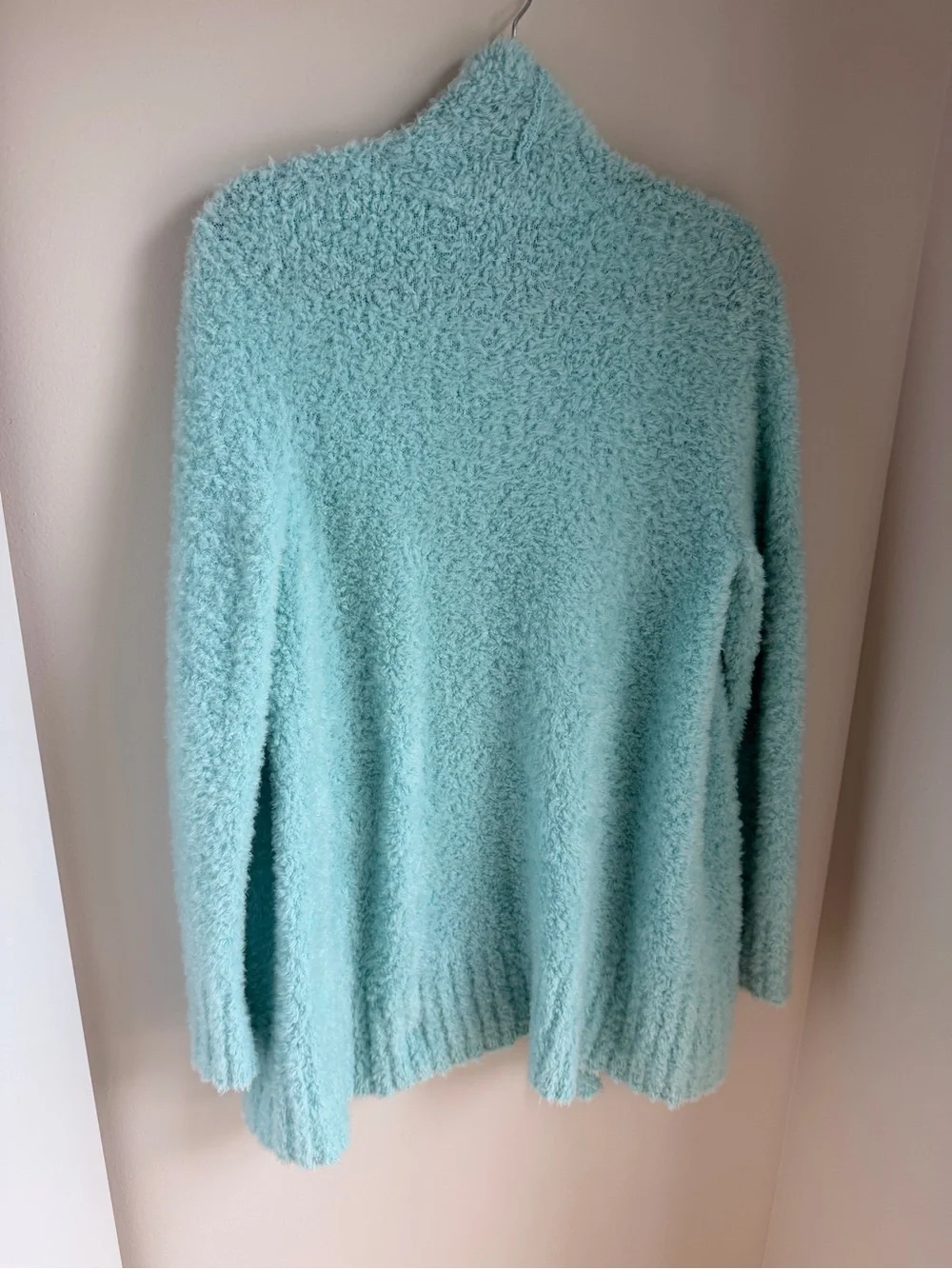 Lilly Pulitzer Merino wool blend Sea Glass Aqua Basia Cardigan L